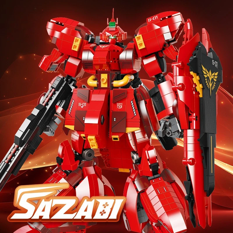 Nowy model 2025, 58201, mecha, model do składania z klocków, figurka, robot, chłopiec, zabawka