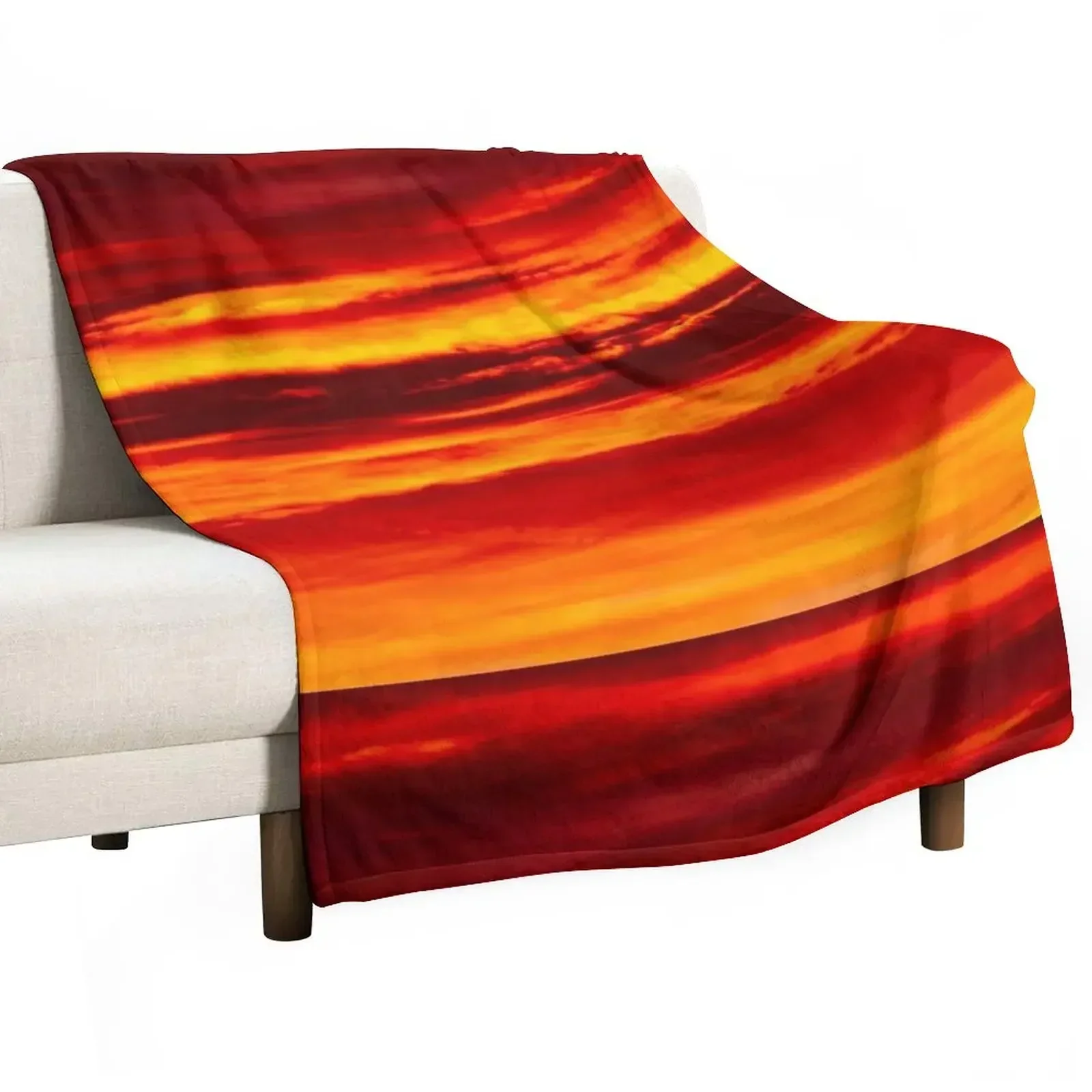 

Sunset orange texture Throw Blanket Baby Extra Large Throw Luxury Brand Blankets