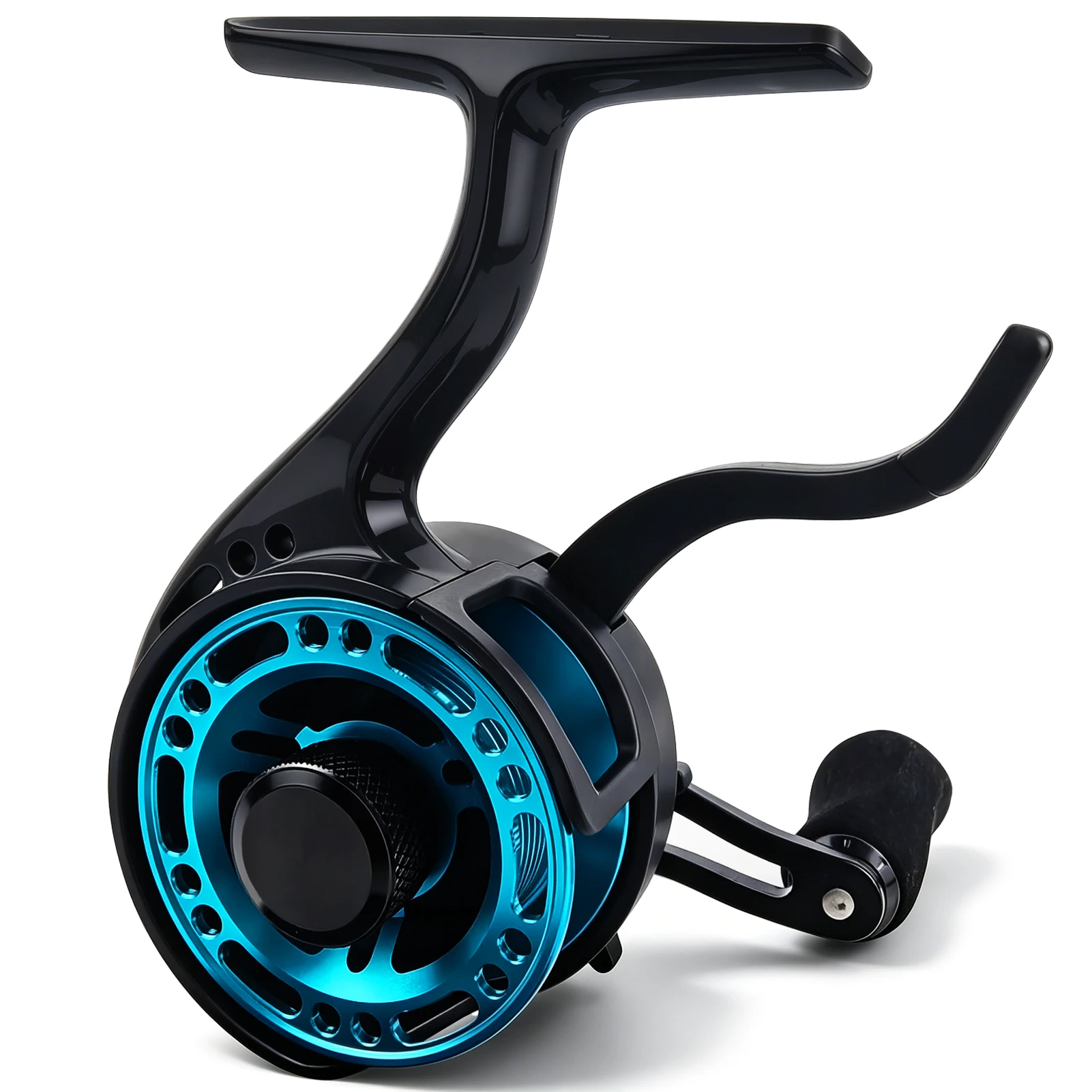 Ice Fishing Reel - ÜCRETSİZ FISHER Mini Buz Balıkçılığı Makarası,