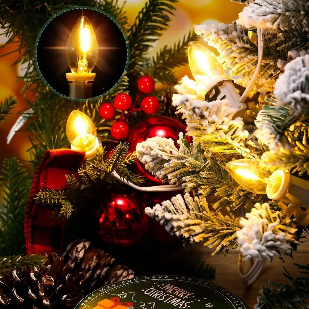 Set di cavi accessori per luce LED bianca calda da 6 piedi con 24 confezioni