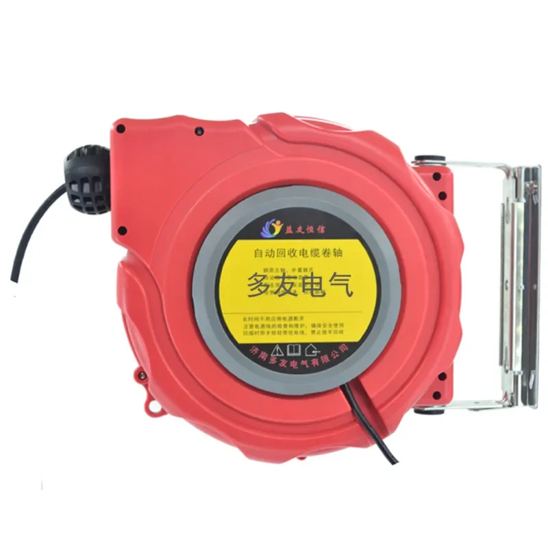 Duoyou automatic telescopic cable reel 4 * 2.5 12m 380V with self-locking wire device in the same layer