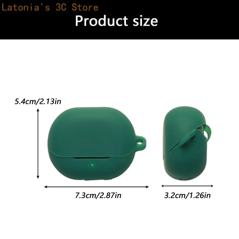 Flexible Schutz Stoßfest Shell Ohrhörer Hülse Wasser Widerstand Gehäuse Antistaub Waschbar Silikon Abdeckung Schutzhülle X3UB – Detail 6