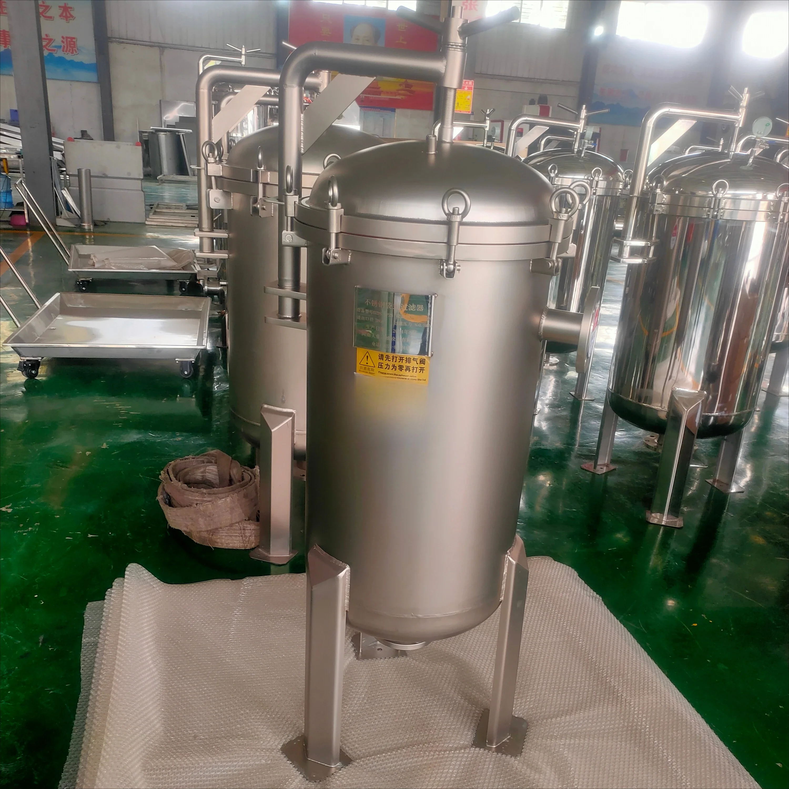 Hot Sale Multi- Bag Filter Housing for Juice Beverage Fine Filtration