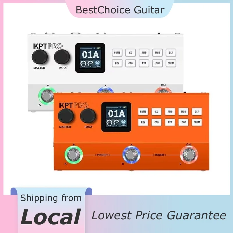 Yuimer KPT PRO جيتار كهربائي باس معالج متعدد التأثيرات TANK-G ترقية KPTPRO مؤثر دواسة من M-VAVE