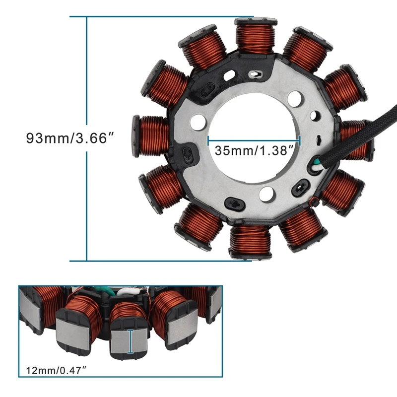 31120-KRE-B01 Motorcycle Magneto Stator Coil For Honda NXR150 Bros Ks Es NXR150 Bros Esd 2010-2015 Motorcycle Accessory