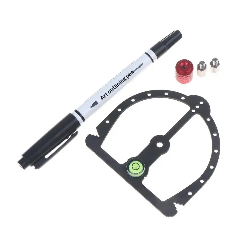 【BS】Herramienta para Carrocería de Coche RC, Herramienta para Cortar Ruedas de Carrocería de Coche RC, Herramienta de Localización, PC/PVC Común