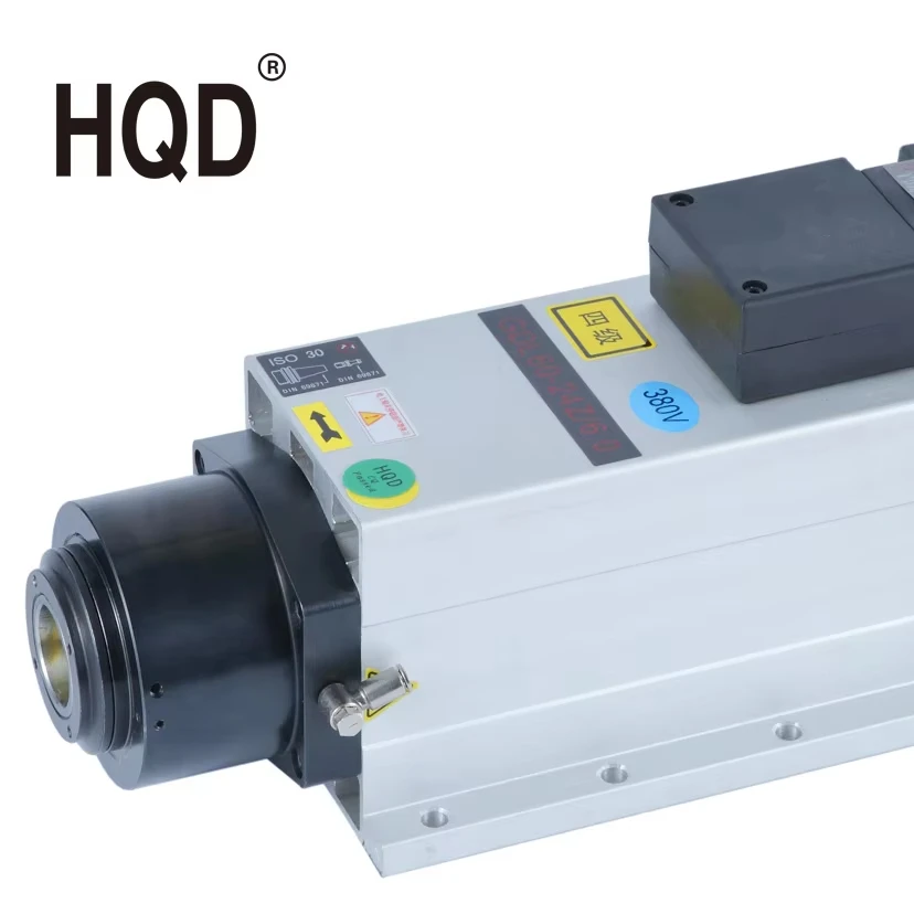 

HQD High Precision CNC Machine Tool 6KW ISO30 Air Cooled ATC Spindle Motor For Wood Machine GDL60-24Z/6.0
