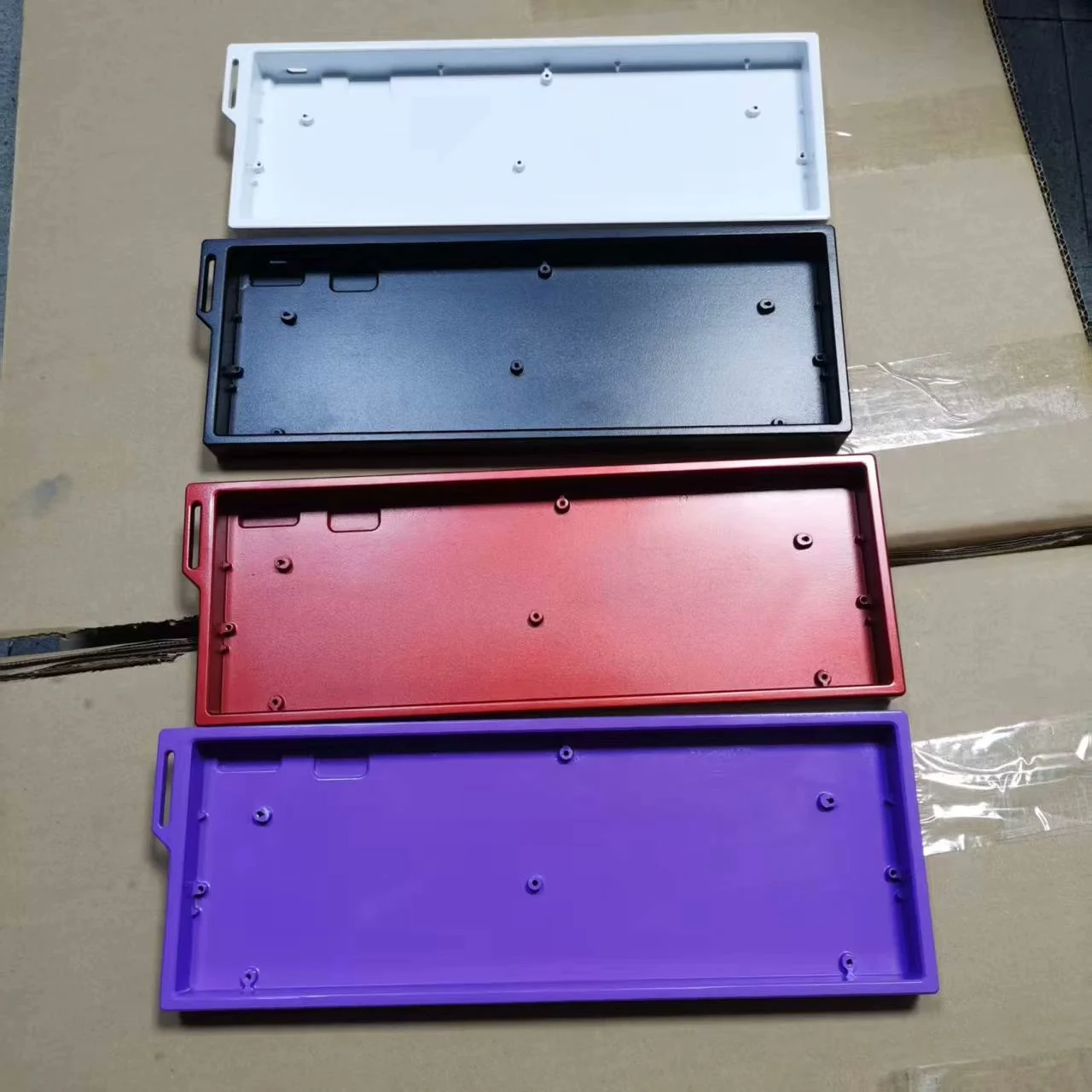 GH60 holes keyboard metal case CNC Alumium frame 61 63 64 keys wooting60HE MADE60 H60 layout