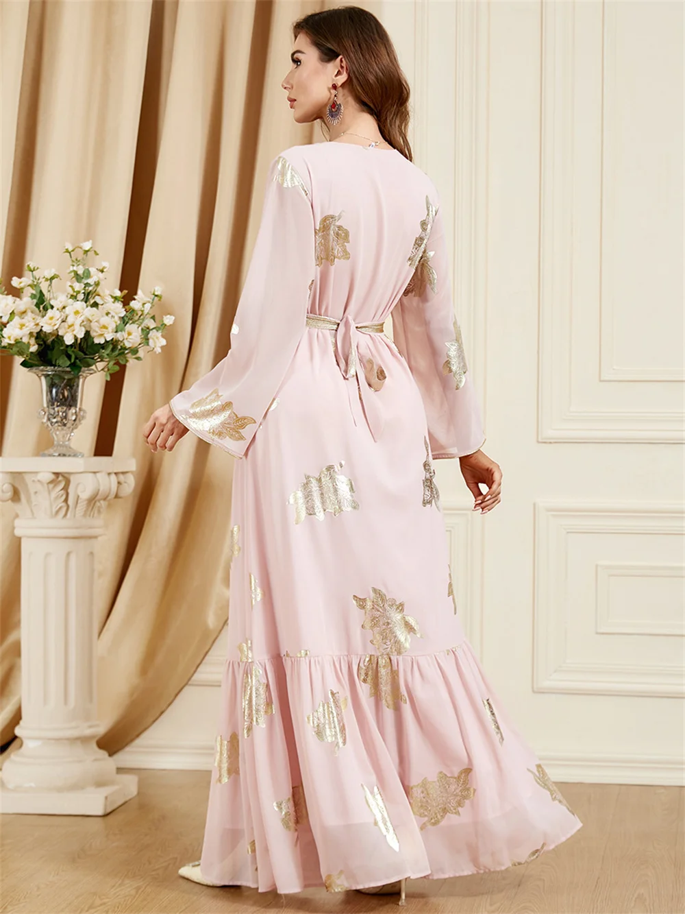 2024 nowy skromny marokański Kaftan kobiety dubaj luksusowe Abaya sukienki z haftem Party elegancki muzułmański islam turcja szata arabe