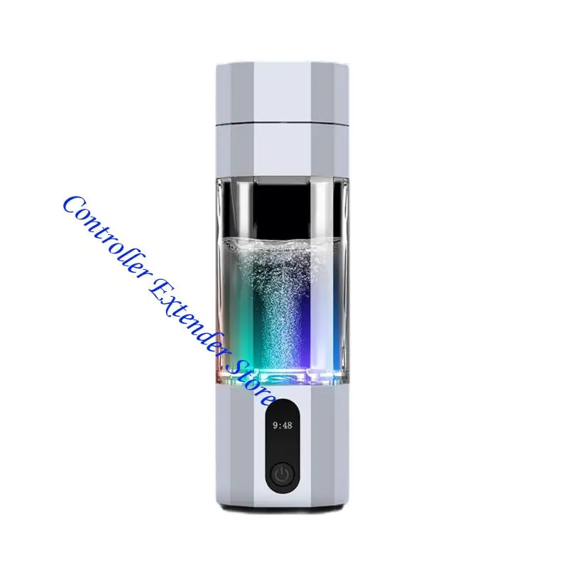 N84B Hydrogen Water Bottle Hydrogen Water Ionizer Machine Generator 10000PPB Rechargeable Hydrogen Rich Water Glass Health Cup