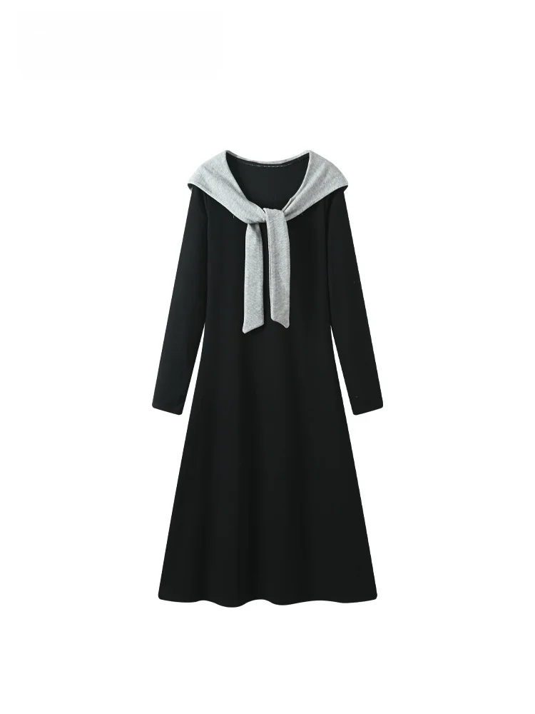 

Юбка CaraCLUB больших размеров с длинными рукавами и круглым вырезом, модная, свободного кроя, с омолаживающим дизайном, для полных женщин