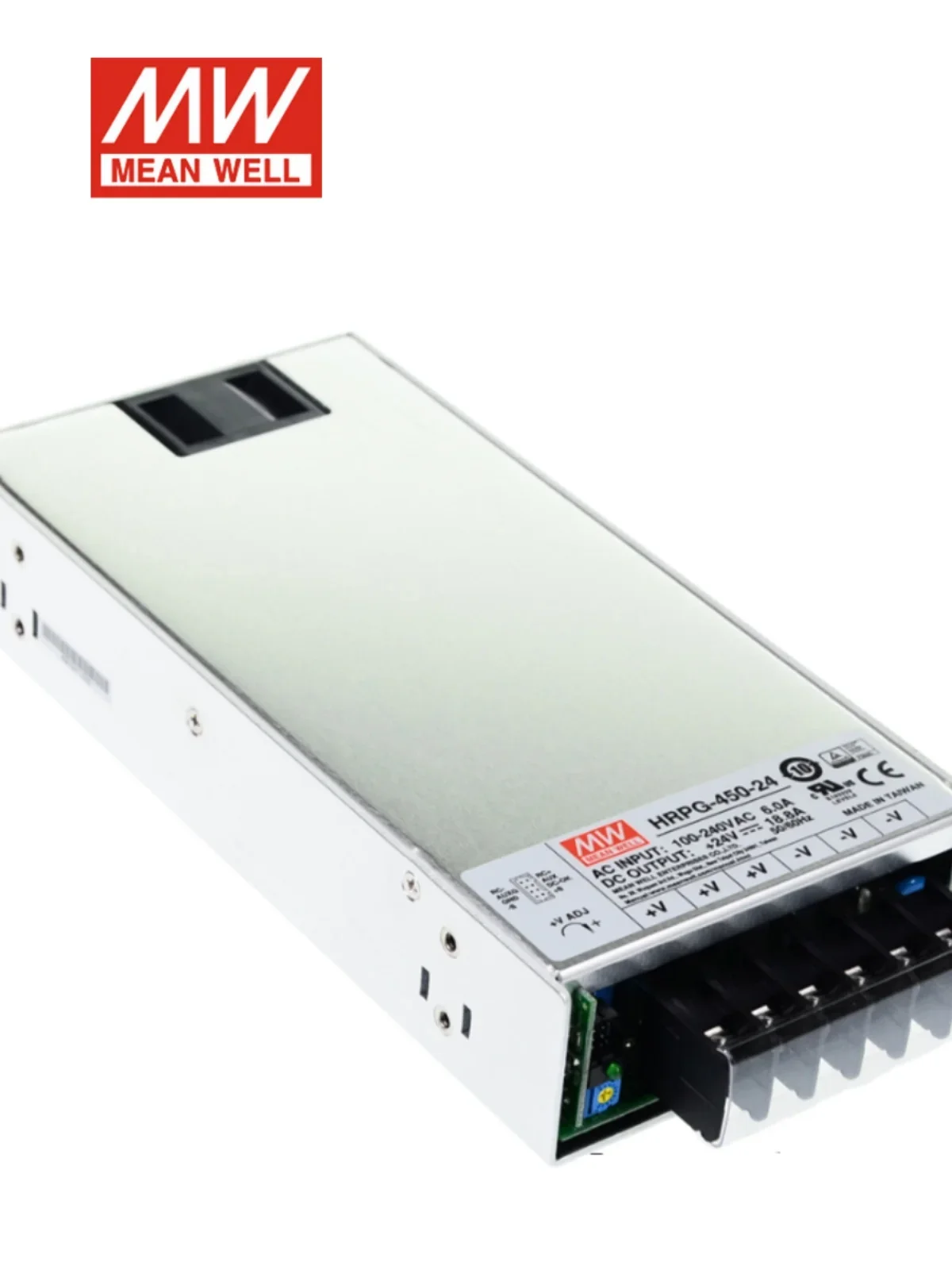 Mingwei 450W Switching Power Supply HRPG-450 12V24V36V48V/3.3/5/7.5/15 V PFC Function