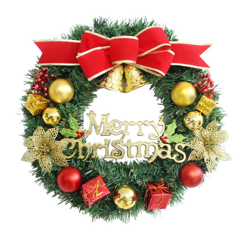 

Christmas Wreaths And Door Decorations Mall Scene Theme Joyful Shopping Center Atmosphere Festive Decorations for Doors