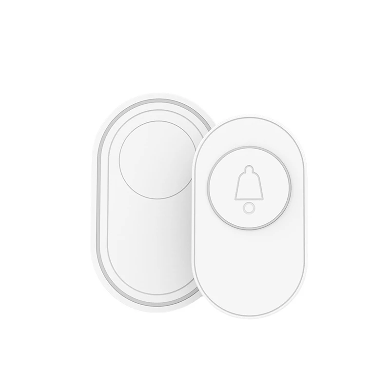 433Mhz Wireless Doorbell Waterproof Smart Home Doorbell Kit Night Vision Fluorescent Ring Flash Security Alarm