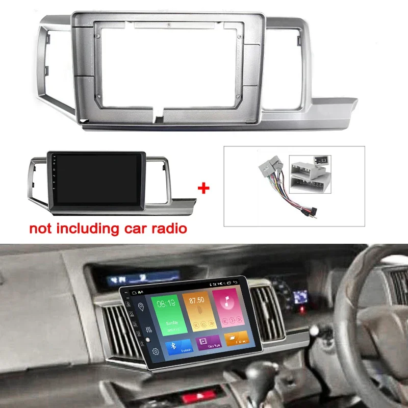 10.1 Inch 2din Car radio Fascia Frame Adapter For Honda Stepwgn 2.0 RK 2009-2015 Android Radio Audio Dash Panel Cover Harness