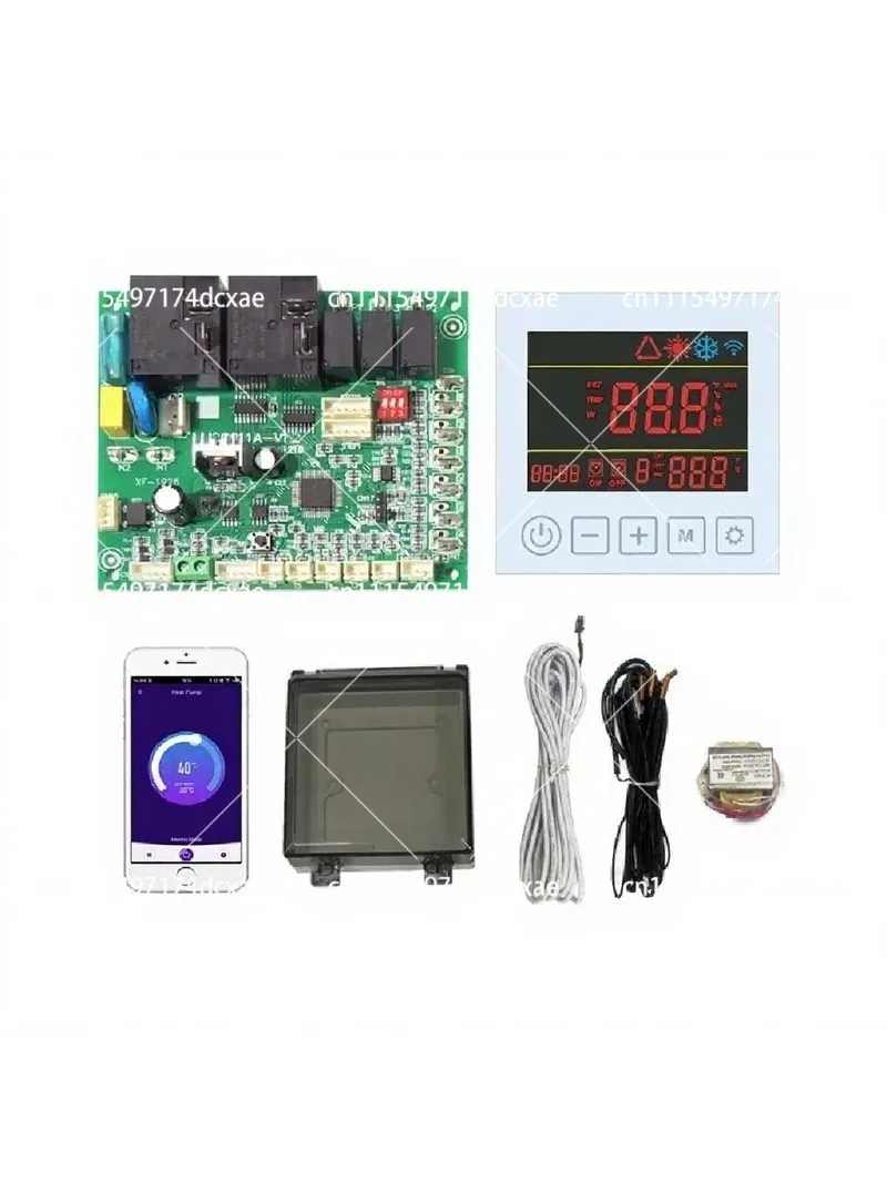 Heat Pump Controller PCB Board for Swimming Pool, WiFi‑Enabled Smart Remote Control Circuit Replacement Board