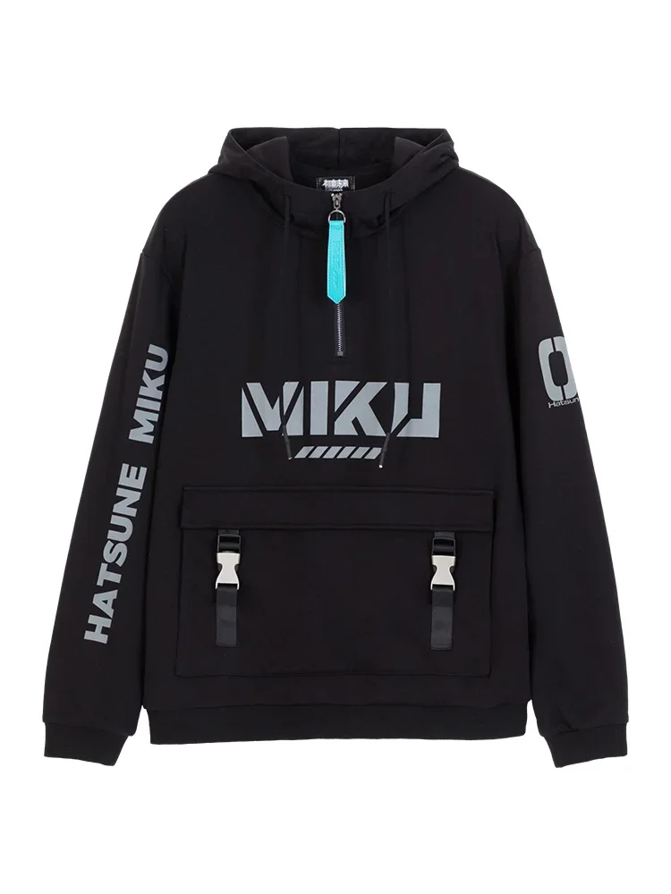 Moeyu Fashion Anime Vocaloid Miku Hoody Pants Women Pullover Cosplay Costume Men Hoodie Trousers Sweatshirt Clothing Streetwear