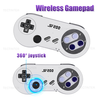 2PCS Wireless Video Game Console Gamepad for SF2000/SF900 Portable Handheld Game Console with Rocker Game Controller Accessories