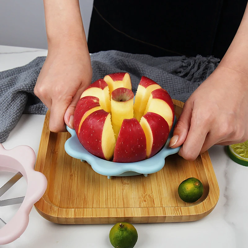 Acciaio inossidabile per mele-Cutter Slice mele In pochi secondi con questo acciaio inossidabile per affettatrice divisore di frutta Apple-Cutter