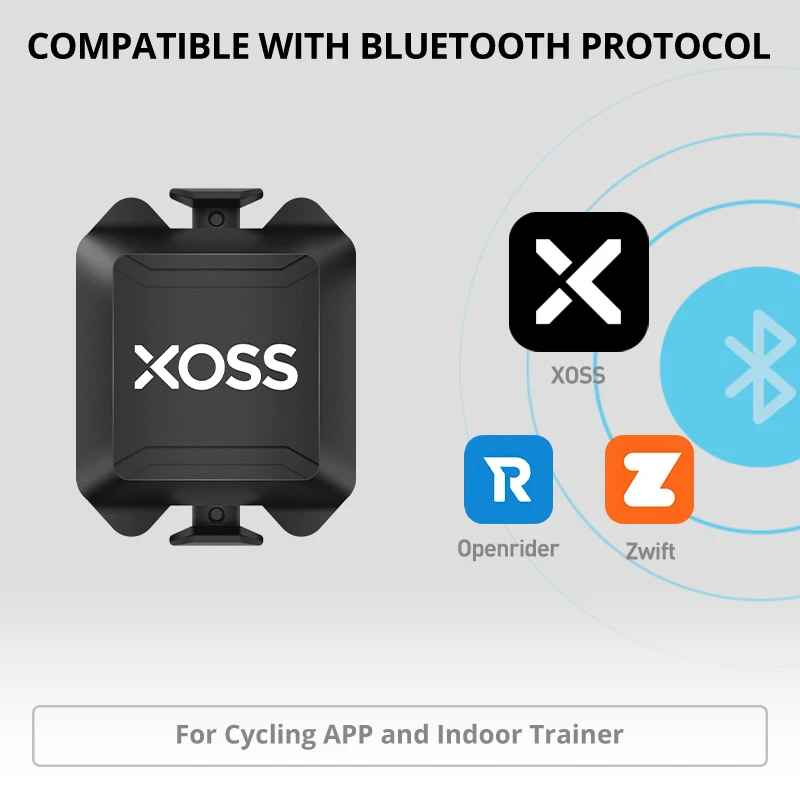 XOSS Cadence Speed Sensor Cycling Computer Speedometer ANT+ Bluetooth Road Bike MTB Sensor Dual Protocol