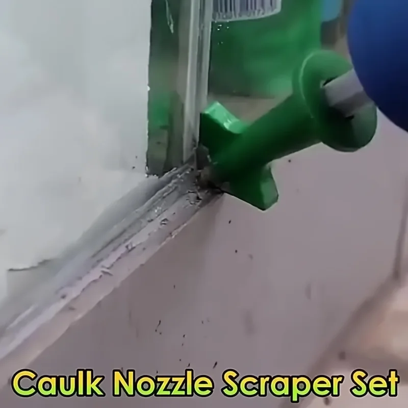 3-piece Set of Sealant Sealant Filling Nozzle Sprayer Scraper Multifunctional Scraper Trimming Decoration, and Beauty Joint Tool