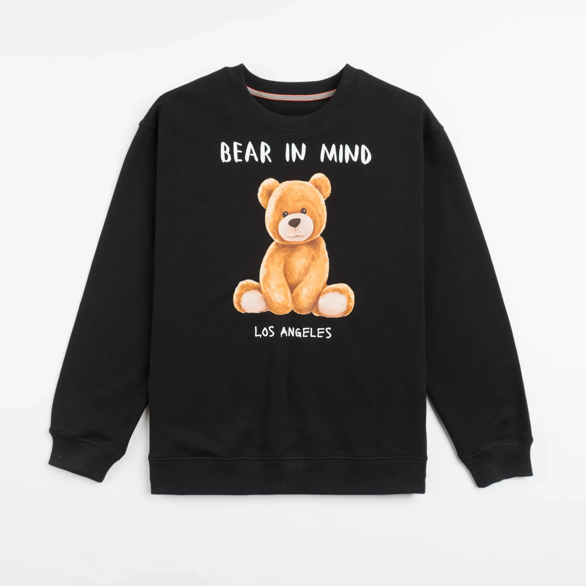 

Luxury Designer Brand Men’s Sweatshirt Classic Logo with Bear In Mind Teddy Bear Graphic Fashion Comfortable Urban Street Style