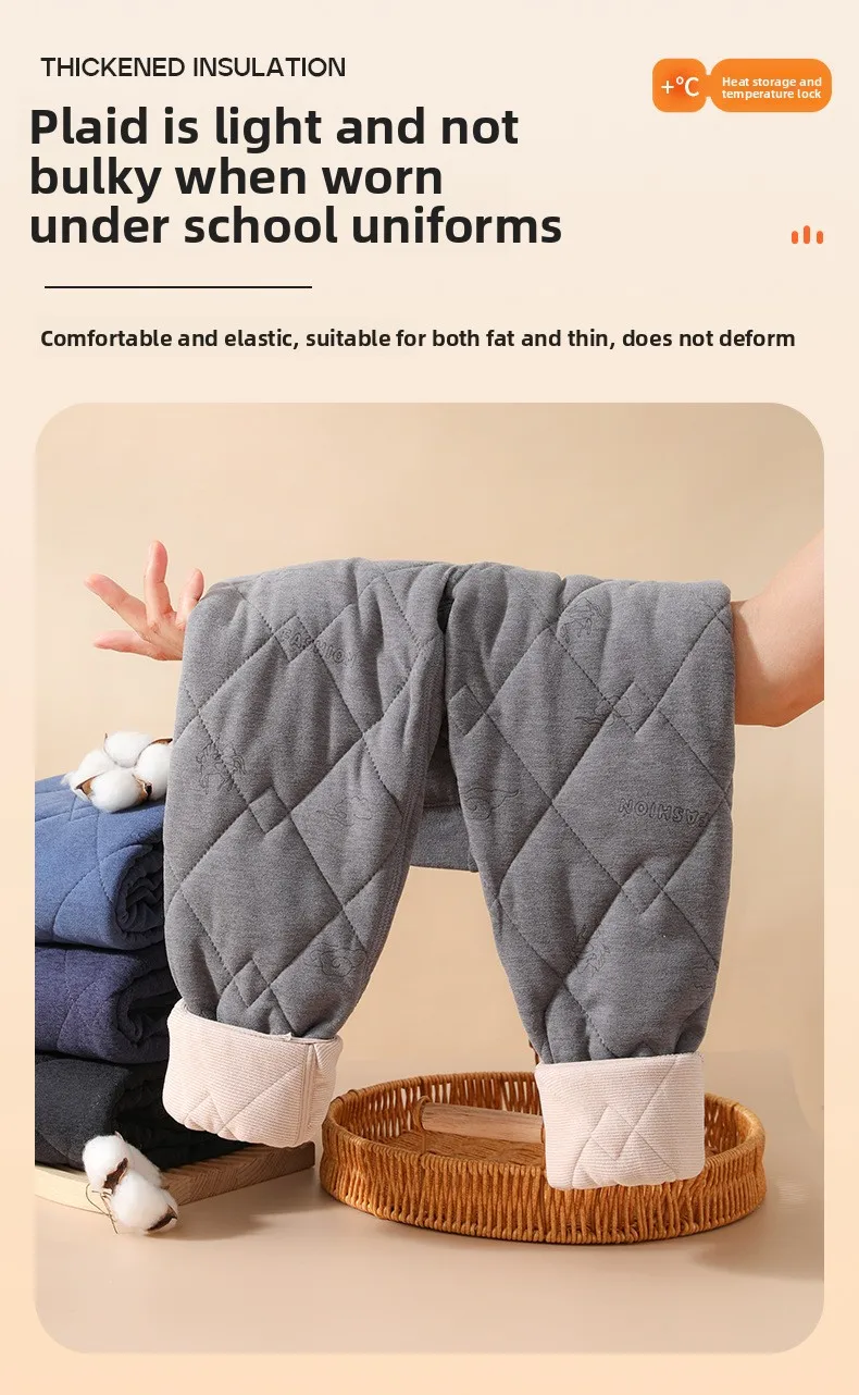 Baby- und Kinder-Skihosen aus dicker Baumwolle, für Jungen und Mädchen, Winterhosen mit zusätzlicher Futterhülle, warme Hosen, wasserdichte Outdoor-Hosen für Kinder im Alter von 1 bis 6 Jahren. – Detail 7