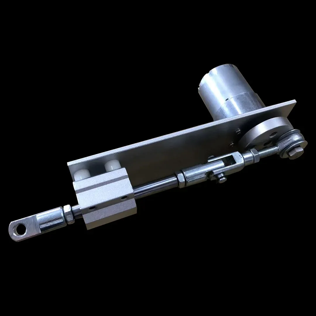 DC 12V Telescope Motor Stroke 15-30mm 2rpm-1000rpm Push Force 0.1-5.5KG Adustable Speed Eccentric Axle Push Rod Linear Actuator