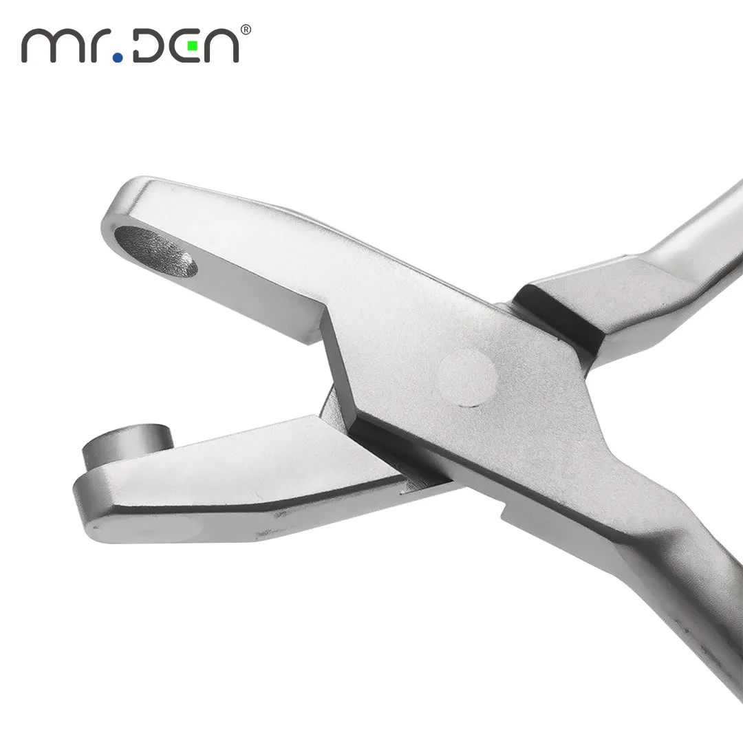MR DEN Dental Orthodontic Clear Aligner Plier Vertical Notch Thermal Forming Invisible Brace Dental Forceps