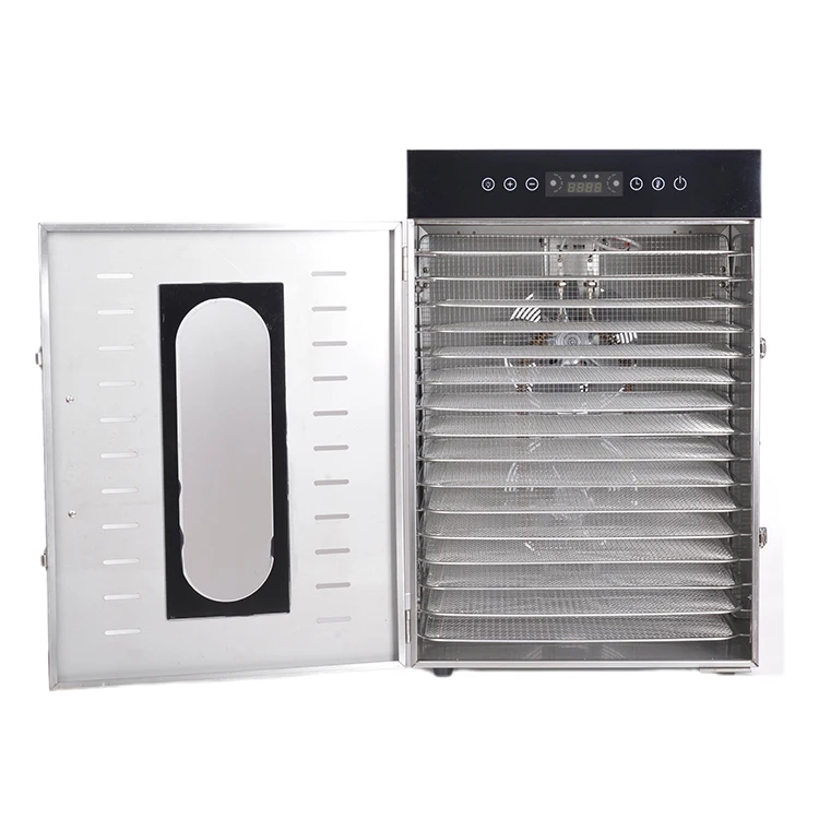 Customized Food Dehydrator Dehydration Machine 16 Tray Stainless Steel Drying Oven Lab Use Fruit Vegetable Dryer