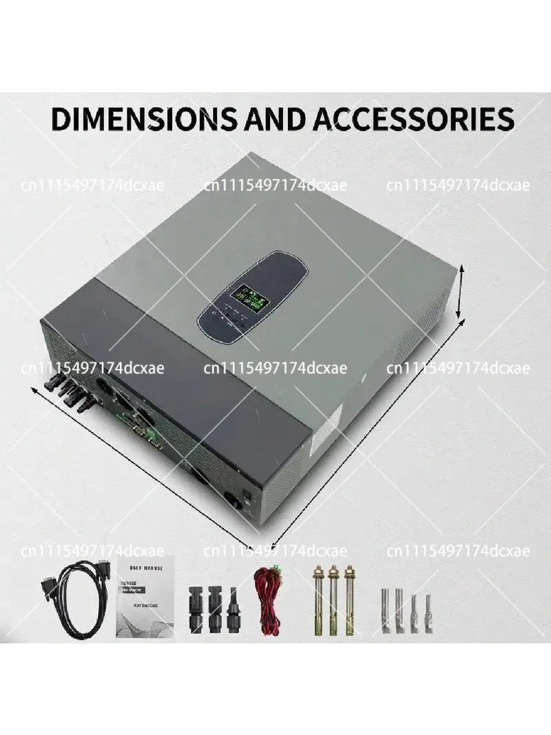 11000W 48V Solar Hybrid Inverter Dual MPPT Pure Sine Wave Off-Grid 220V 230V
