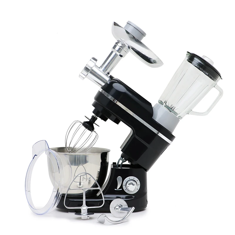 

2026 New Model2022 Latest Home Kitchen Appliance Multifunction Egg Whisk Dough Hook Bowl Lid Grinder ender Sausage St
