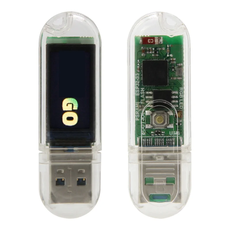 Dongle pratico T-Dongle-S3 ESP32-S3 con display LCD per Nerdminer Bitcoin Nerd Miner BTC Miner USB Dongle