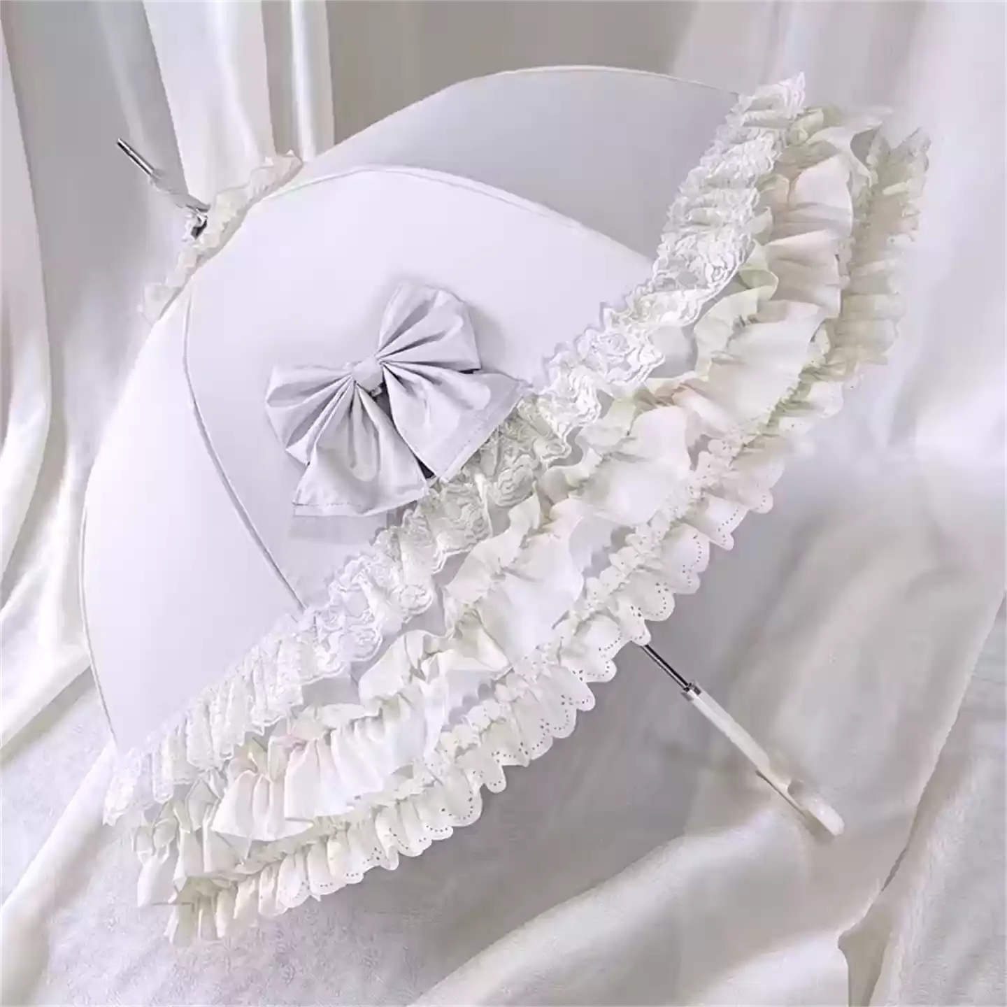 French pagoda lace color glue sunscreen lady umbrella high value, flower wedding photography umbrella girl