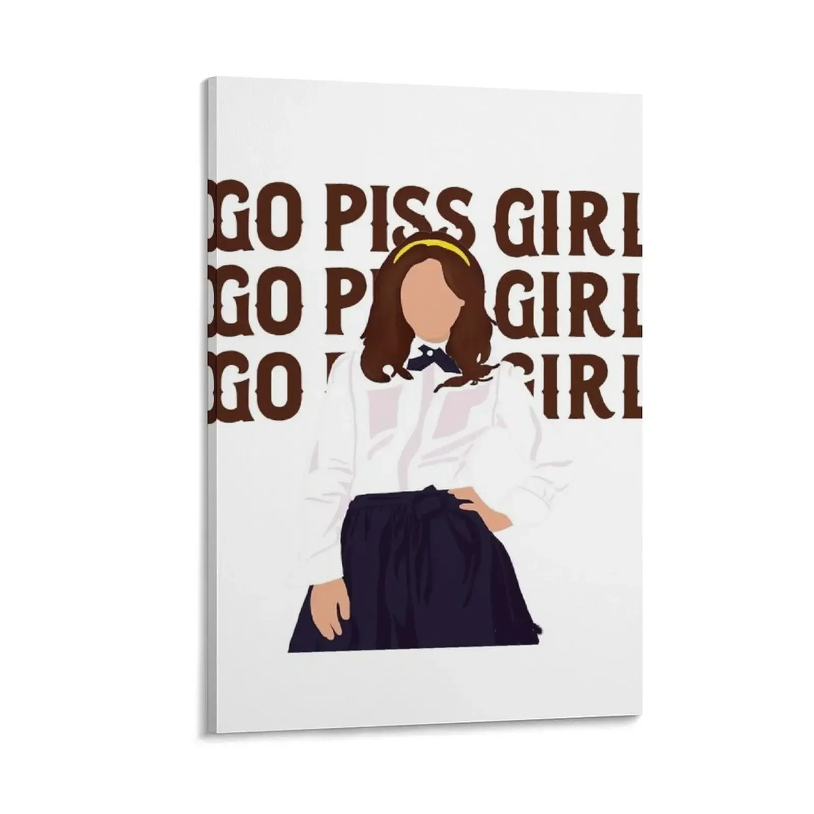 

go piss girl - meme Canvas Painting decoration for the room room decorations for girls Decor for room