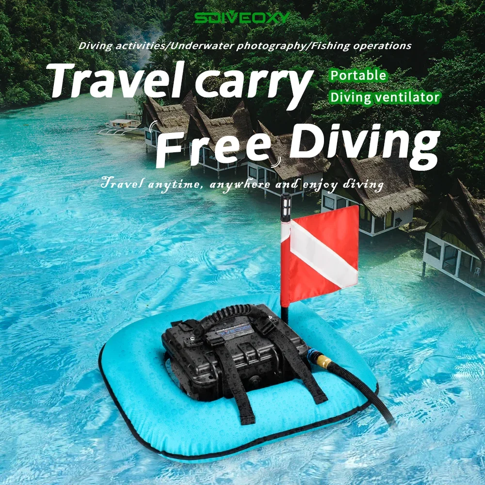 Portable Electric Scuba Diving Ventilator Artificial Gill Equipment Diving Fishing Equipment New Diving Tools