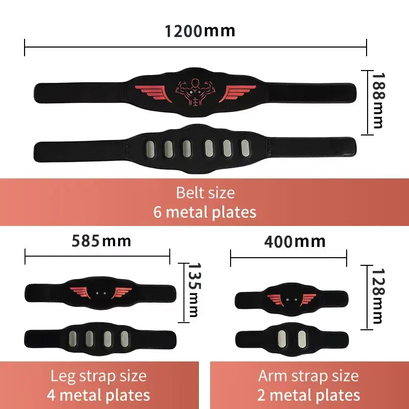 Upgrade Muscle Stimulator Arm Belly Leg Exercise Workout Abdominal Trainer Belt Lose Weight Fat Burn Home Gym Fitness Equipment