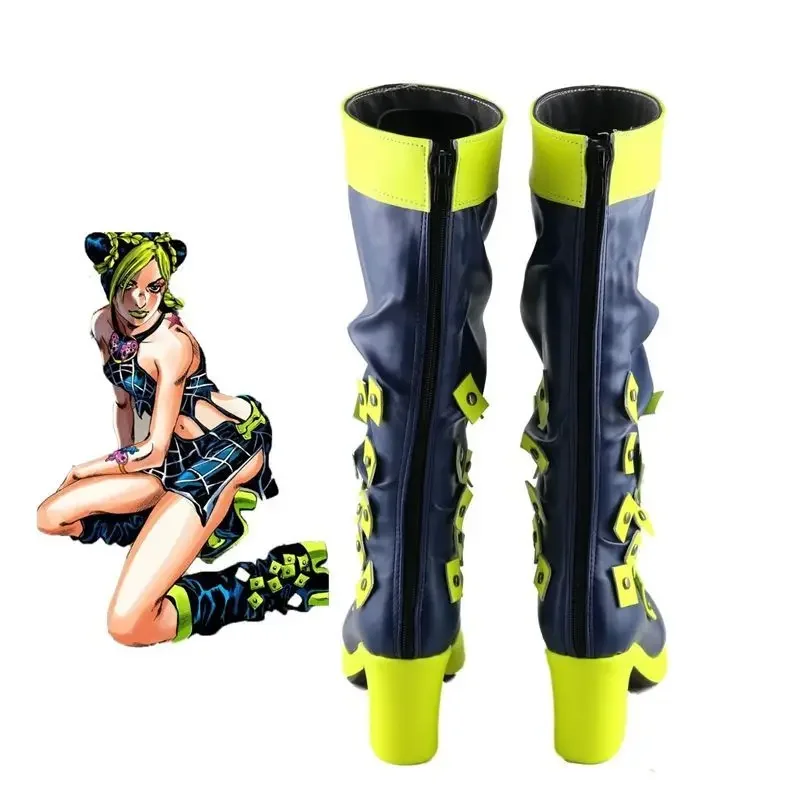 Cosplay shoes of Giirl's Boots JOJO's Wonderful Adventure, Empty Strip Xu Lun Game Animation Cos Shoe Customization