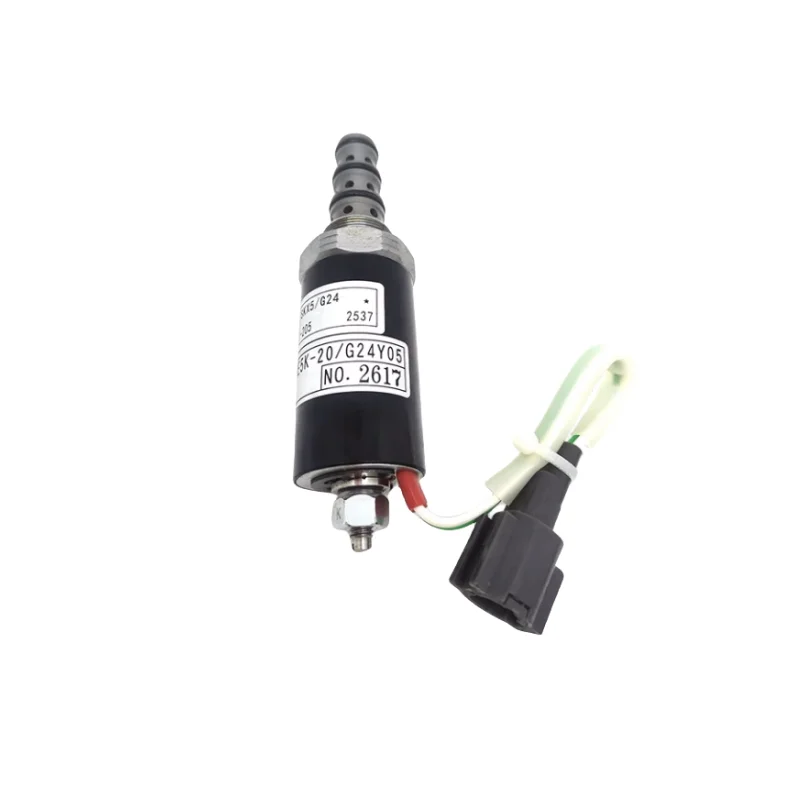 Excavator accessories Hyundai R200/210/215/225-5-7 Kawasaki K3V112 hydraulic pump proportional solenoid valve