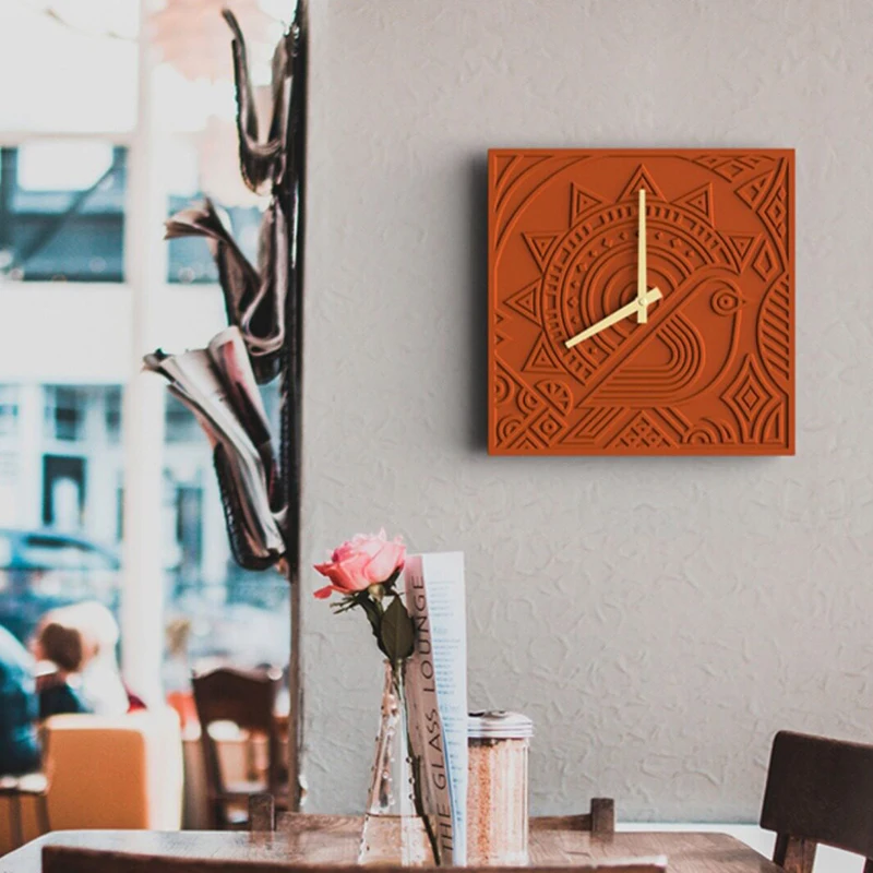 Vintage Fashion Wall Watch Simple Fashion Minimalist Creative Design Silent Clock Wall Modern Living Room Horloge Home Decor