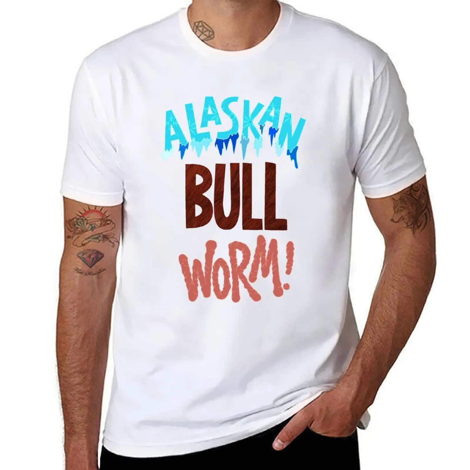 The Alaskan Bull Worm T-Shirt anime stuff plus sizes cheap stuff Luxury man shirts men graphic