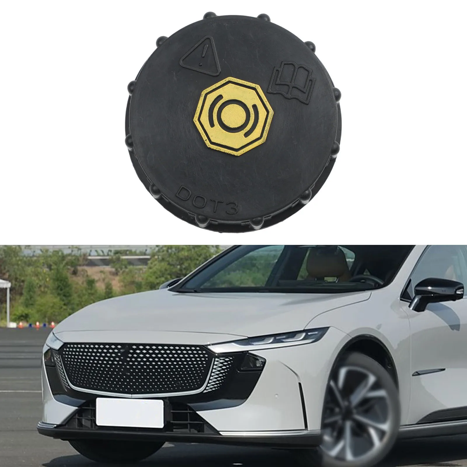 Brake Master Cylinder Oil Cap for 6 GH 2 DE Designed for Direct Installation on Master Cylinder Assemblies Brake