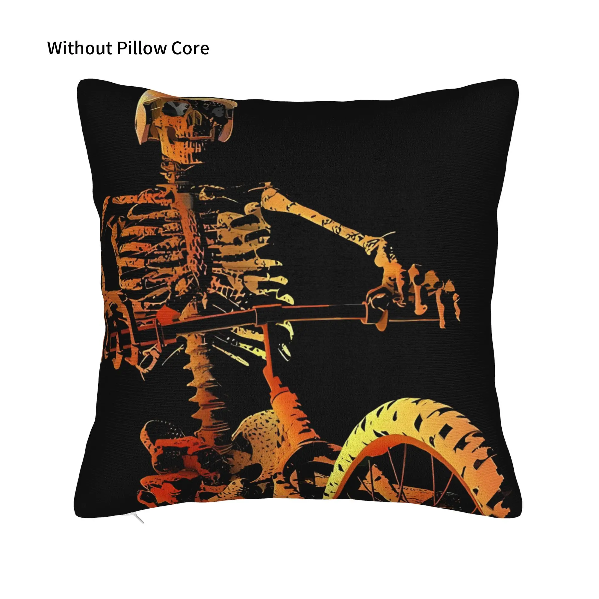 BMX Stunt For Porch Patio Couch Sofa Living Room Outdoor Pillowcases BMX Racing Pillow Cover Zipper Closure