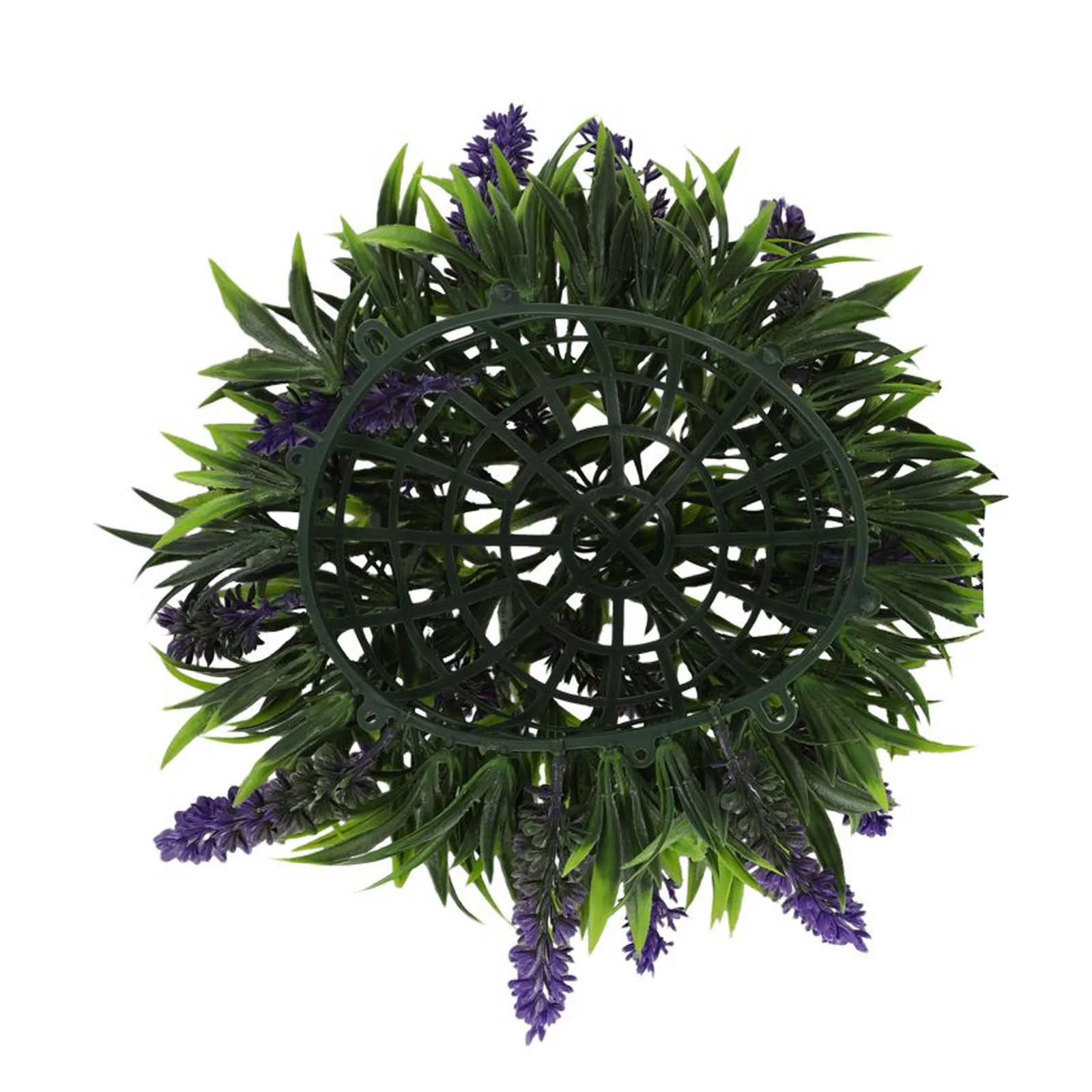 Fake Plant Ball Lavender Topiary Hanging Basket Home Decoration Plastic Restaurant Wedding Handicraft 1pc 20cm