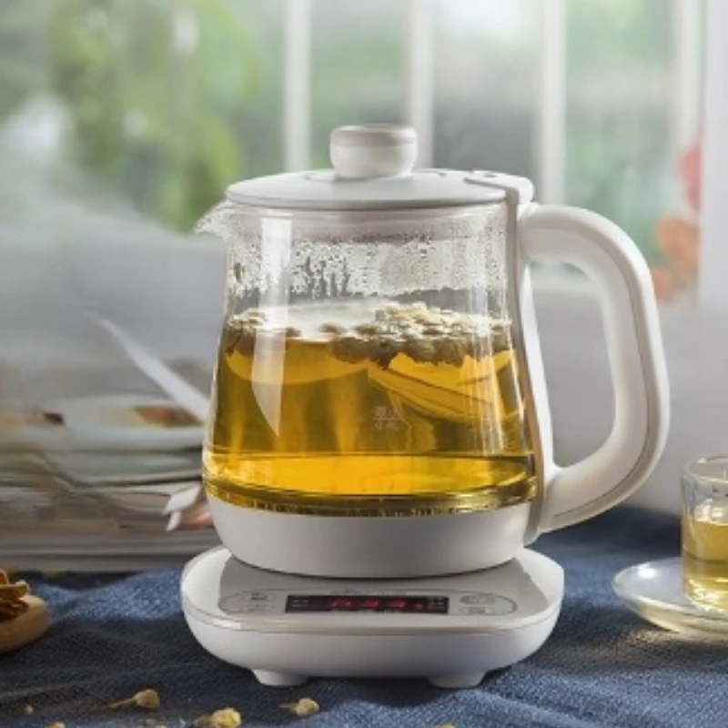 

Мини-электрический чайник, многофункциональный горшок для здоровья, маленький чайник, домашний боросиликатное стекло, нержавеющая сталь 304, автоматическое отключение