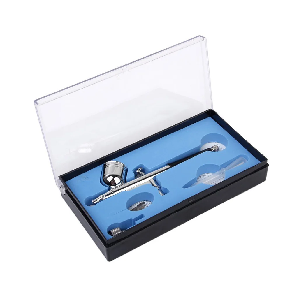 

Airbrush Oxygen Spray Gun 0.2mm Nozzle Double Action Nail Art Tool for Makeup Tattoo Hobbies Graphics Design Painting