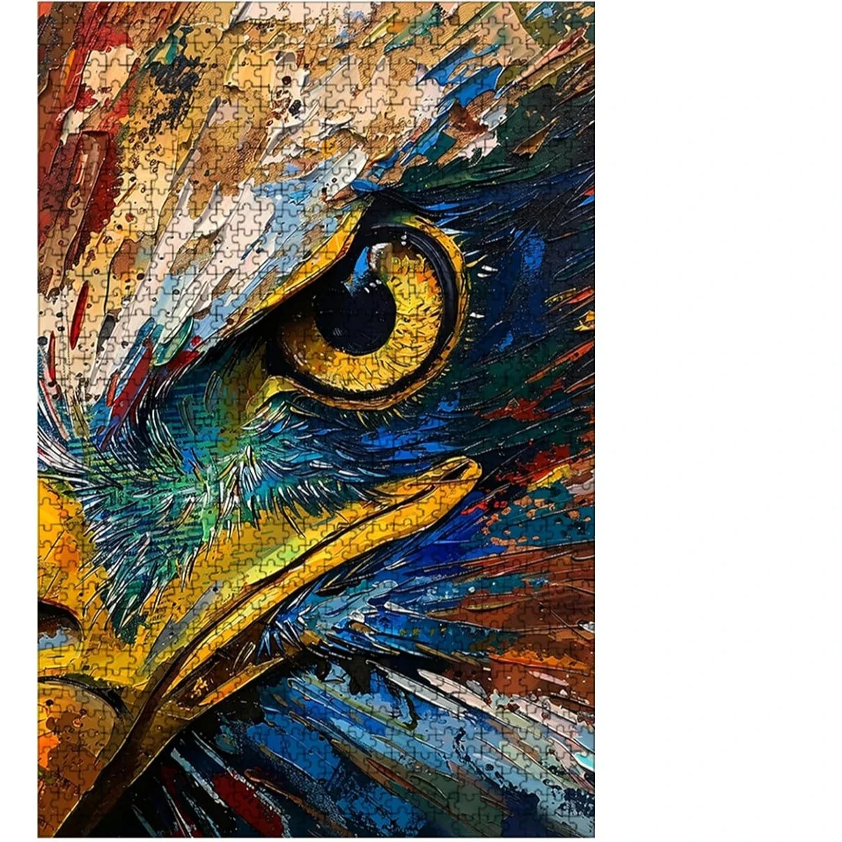 Puzzle in legno con aquila per 120/300/500/520/1000/1314 pezzi per Pasqua, Natale, vacanze, compleanno, regalo, camera da letto, sala giochi