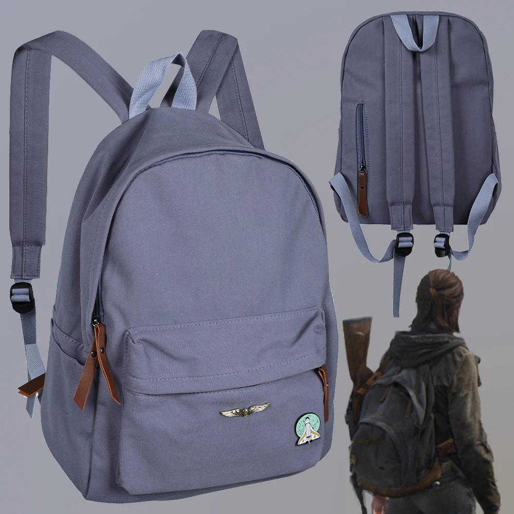 Game The Last Cosplay US Ellie Cosplay Women School Backpack Costume Accessories Casual Student School Bag Suit Props