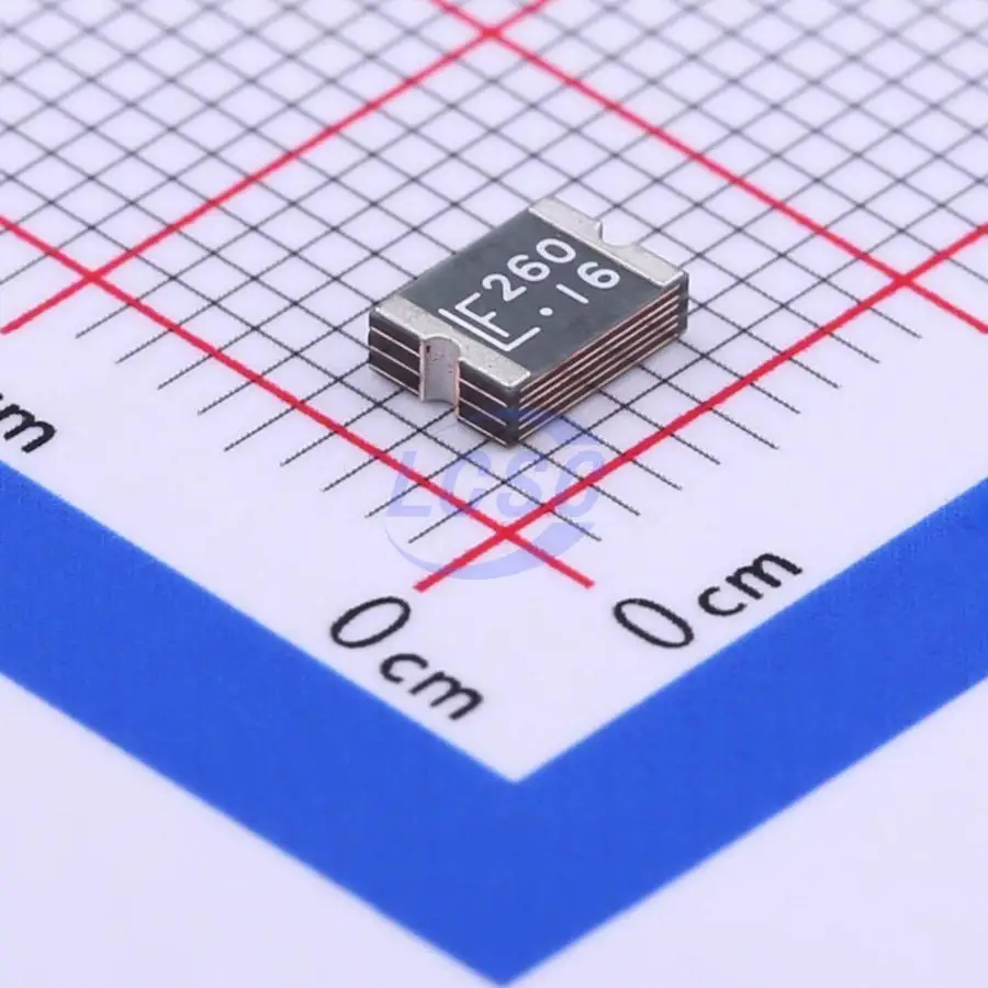 20-100Pcs/Lot Original 1812L260/16MR Mark Code F Polymeric PTC Resettable Fuse 16V 2.6A Ih SMD 1812 4532 Metric Concave