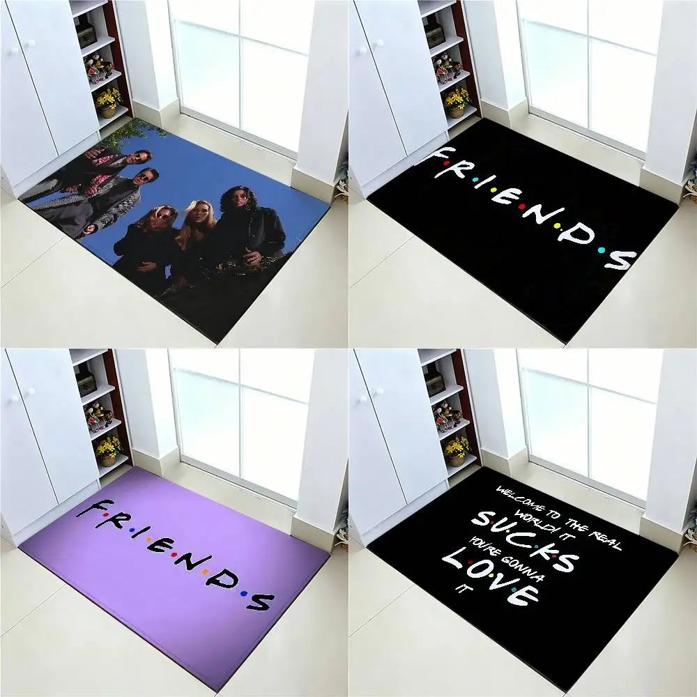 TV F-Friends Carpet Bathroom Anti-slip Mat Door Mat Home Decoration Mat Entrance Door Mat Scratch-resistant Door Mat